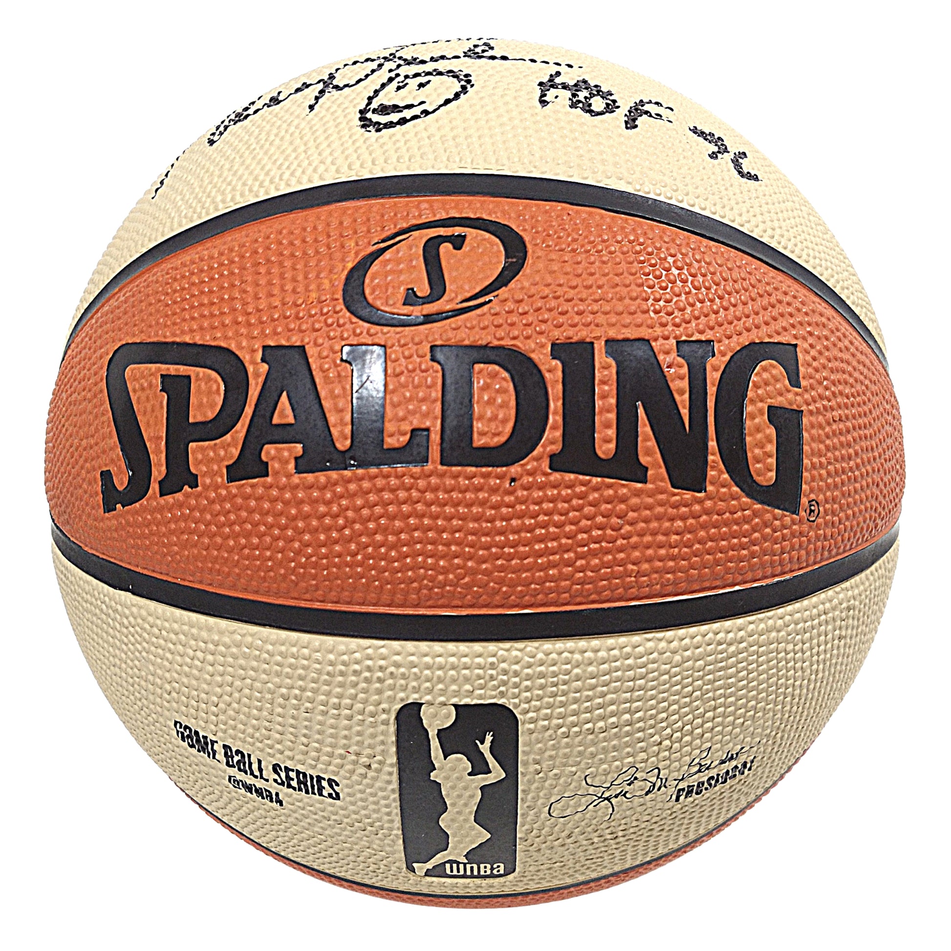 Basketballs- Autographed- Nancy Lieberman Signed WNBA Basketball - Phoenix Mercury - Detroit Shock - Exact Proof - Beckett BAS Authentication 103