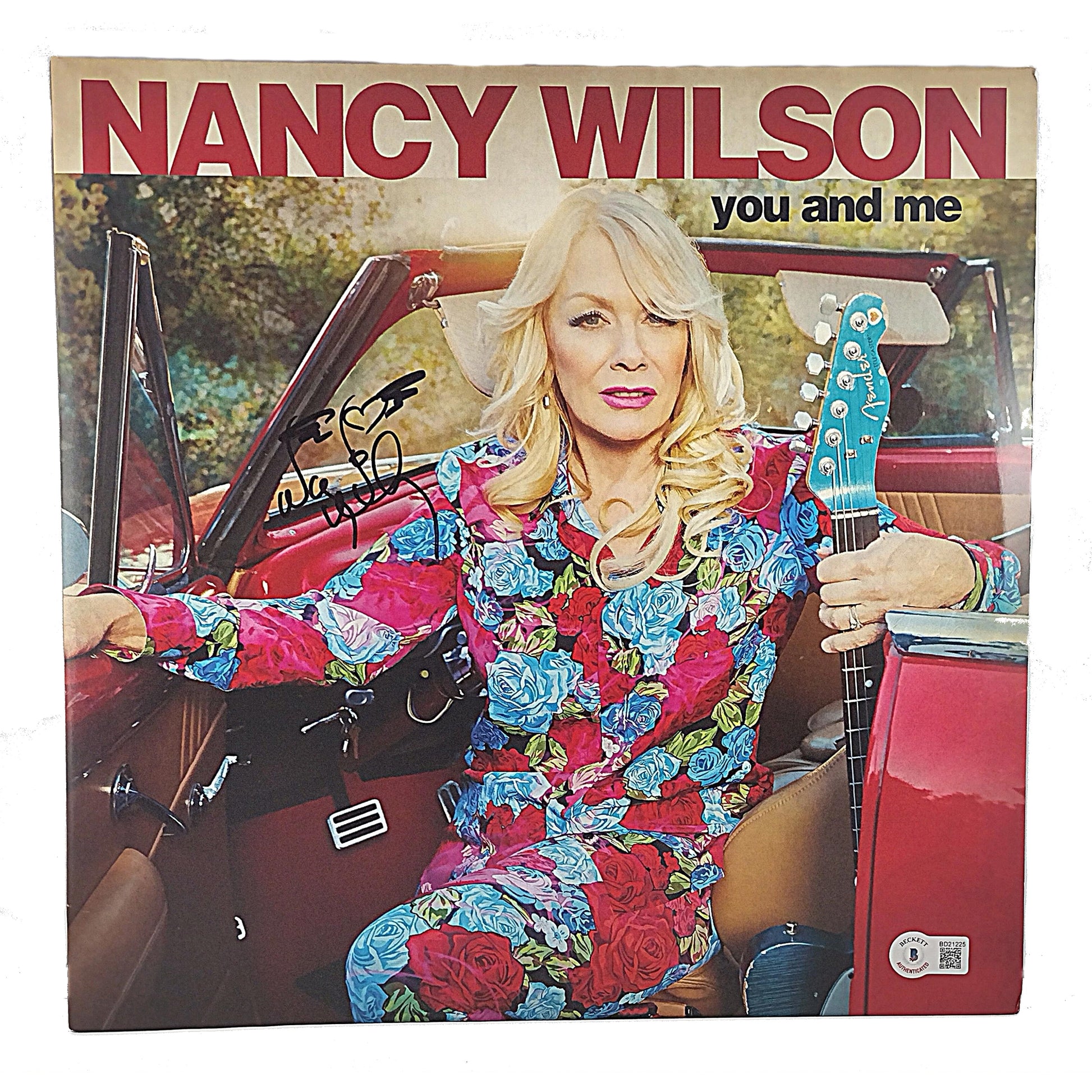 Music- Autographed- Nancy Wilson of Heart Signed You and Me Vinyl Record Album Cover Beckett BAS Authentication 202