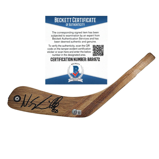 Hockey- Autographed- Nate Schmidt Signed Winnipeg Jets Hockey Stick Blade Beckett Authentication 101