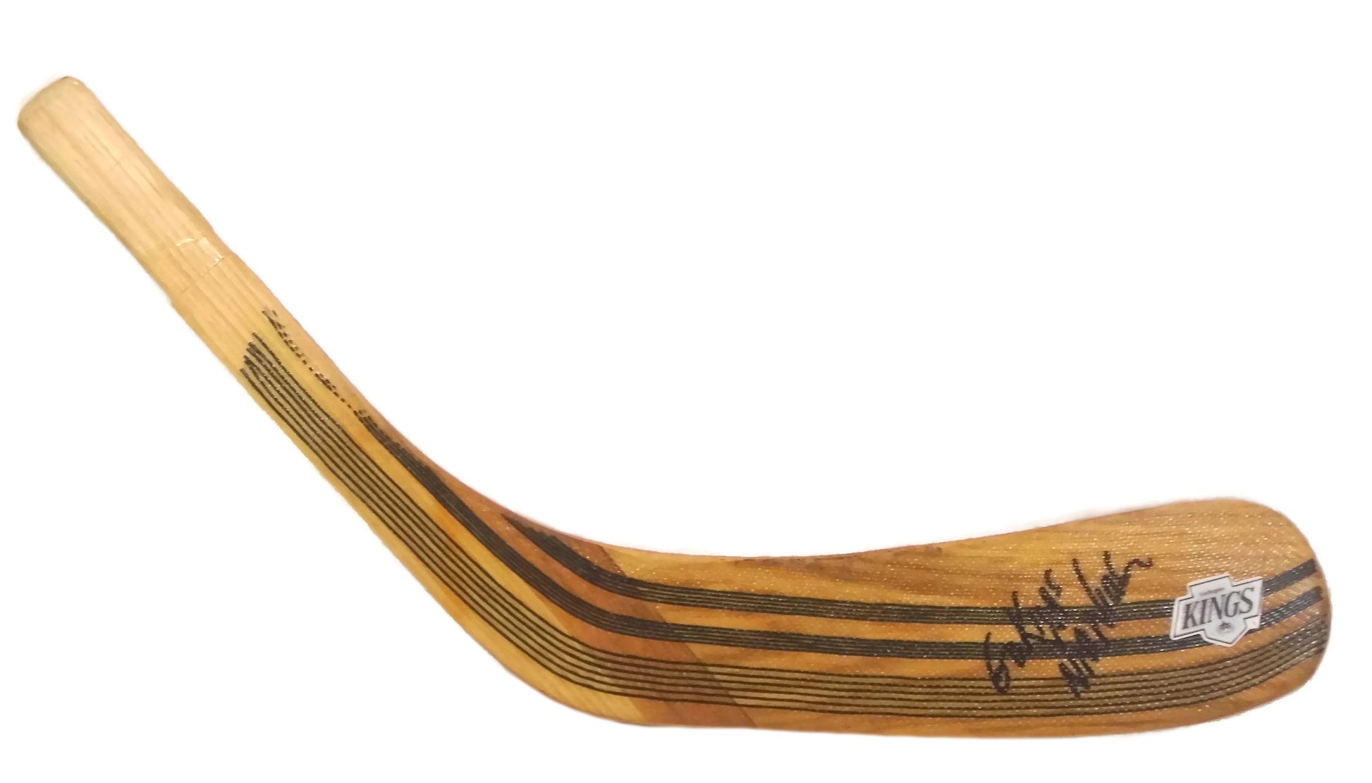 Hockey Stick Blades-Autographed - Nick Nickson Signed Los Angeles Kings Hockey Stick Blade, Proof Beckett BAS S38350 202