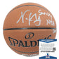 Basketballs- Autographed- Nick Young Signed NBA Basketball with NBA Champs Inscription - Golden State Warriors - USC Trojans - Exact Proof - Beckett BAS Authentication 101