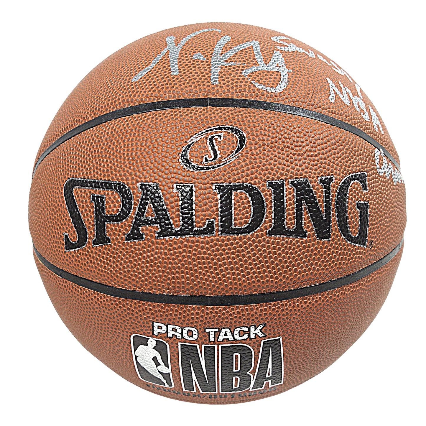 Basketballs- Autographed- Nick Young Signed NBA Basketball with NBA Champs Inscription - Golden State Warriors - USC Trojans - Exact Proof - Beckett BAS Authentication 105