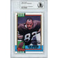 Footballs- Autographed- Ozzie Newsome Signed Cleveland Browns 1990 Topps Football Card Beckett BAS Authentication Slabbed 00013190565 - 101