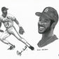 Baseballs- Autographed- Ozzie Smith Signed St. Louis Cardinals Frank Nareau 11x14 Litho Beckett BAS Authentication 102
