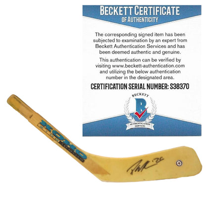 Hockey Stick Blades-Autographed - Patrik Laine Signed Winnipeg Jets Hockey Stick Blade, Proof Photo Beckett BAS S38370 101