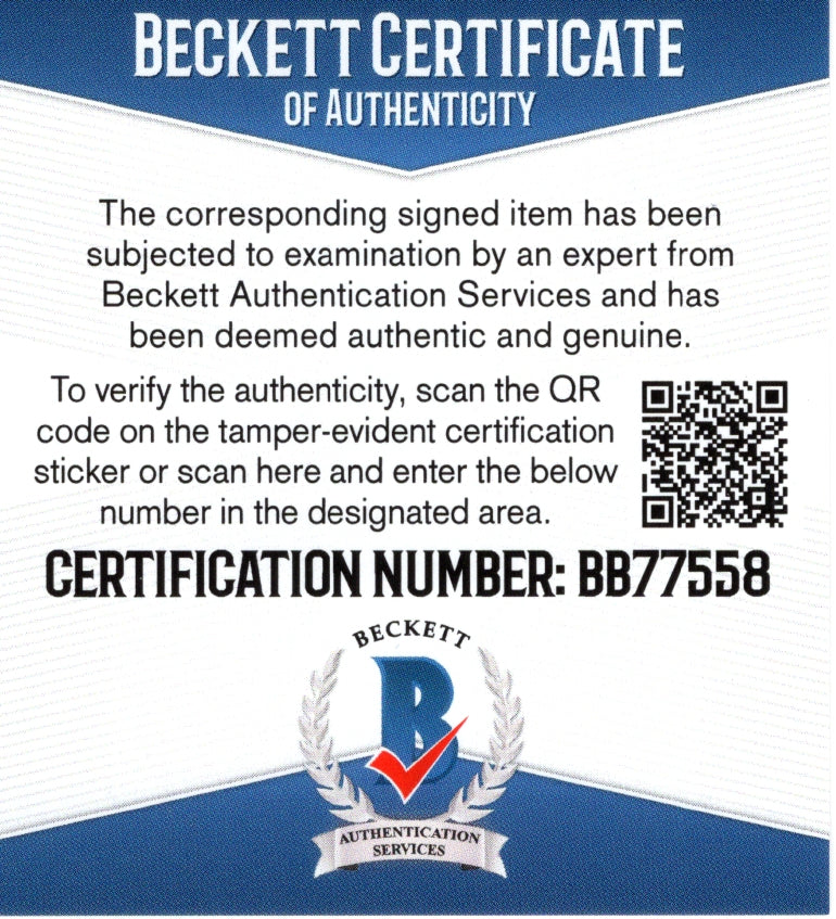 Ricky Morton signed photo – signature close-up – Beckett COA