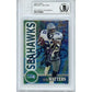 Footballs- Autographed- Ricky Watters Signed Seattle Seahawks 2000 Topps Finest Football Card Beckett BAS Authenticated Slabbed 00013190458 - 101