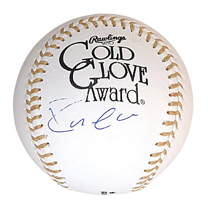 Baseballs- Autographed- Robinson Cano Signed Rawlings Gold Glove Award Logo ROMLB Baseball - New York Mets - Seattle Mariners - New York Yankees - Proof Photo - Beckett BAS Authentication - 102