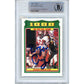 Footballs- Autographed- Roger Craig Signed San Francisco 49ers 1988 Topps 1000 Yard Club Football Card Beckett Slabbed 00014390967 - 101
