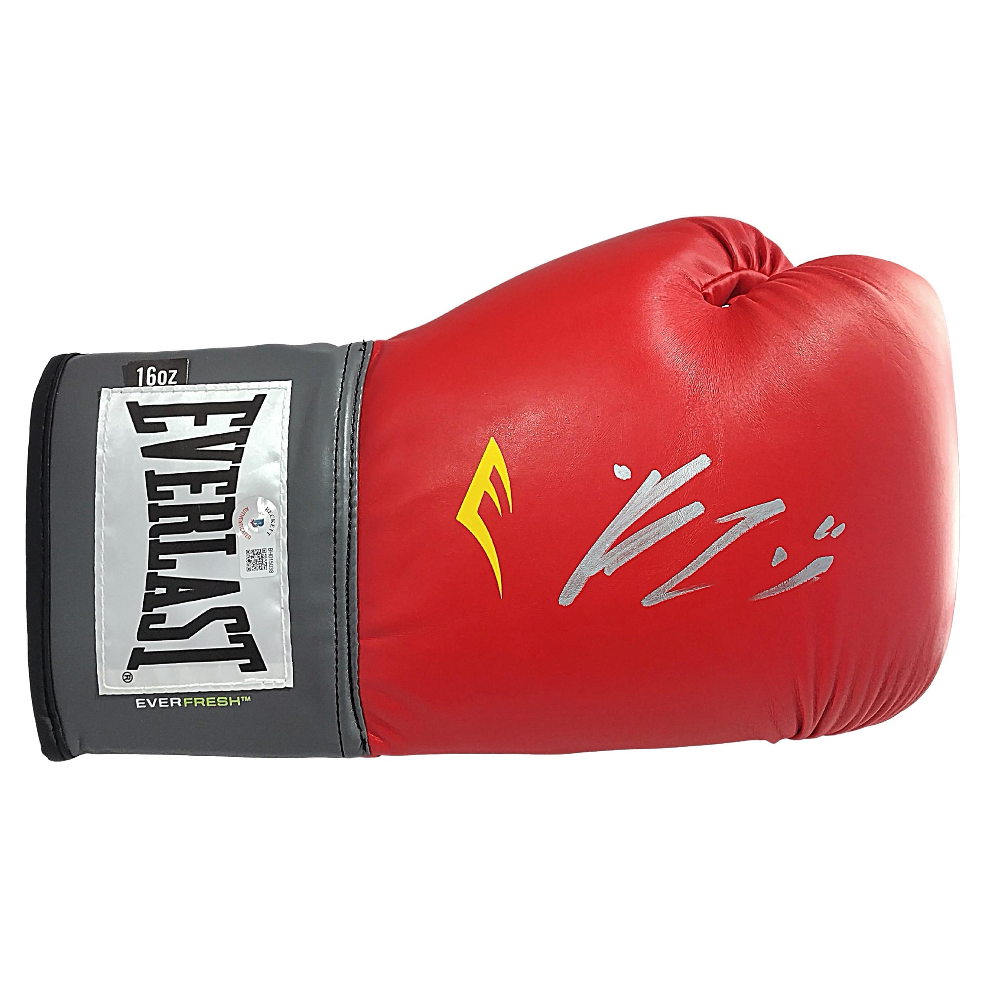Boxing Gloves- Autographed- Rolando Romero Signed Everlast Right Handed Red Boxing Glove Beckett Authentication 101