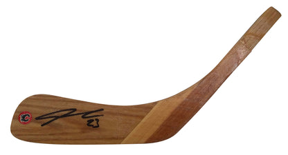 Hockey Stick Blades- Autographed- Sean Monahan Signed Calgary Flames Logo Hockey Stick Blade Proof Photo - Beckett BAS 102