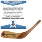 Hockey Stick Blades- Autographed- Sean Monahan Signed Calgary Flames Logo Hockey Stick Blade Proof Photo Beckett BAS 301
