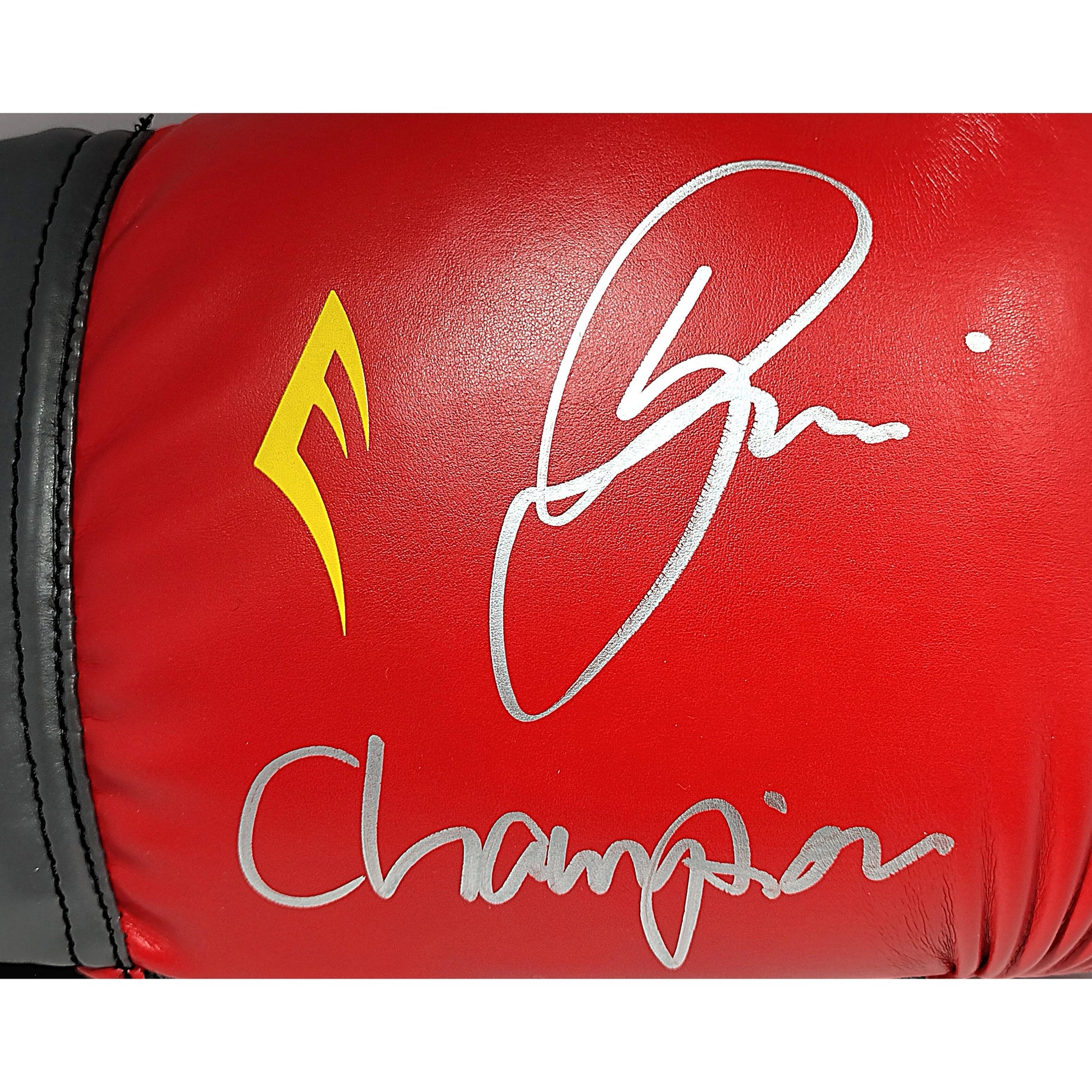Boxing Gloves- Autographed- Sefer Seferi Signed Everlast Right Handed Red Boxing Glove Beckett Authentication 102