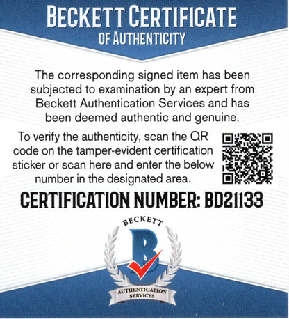 Footballs- Autographed- Shaquil Barrett Signed NFL Wilson Super Grip Football Beckett BAS Authentication Cert 2