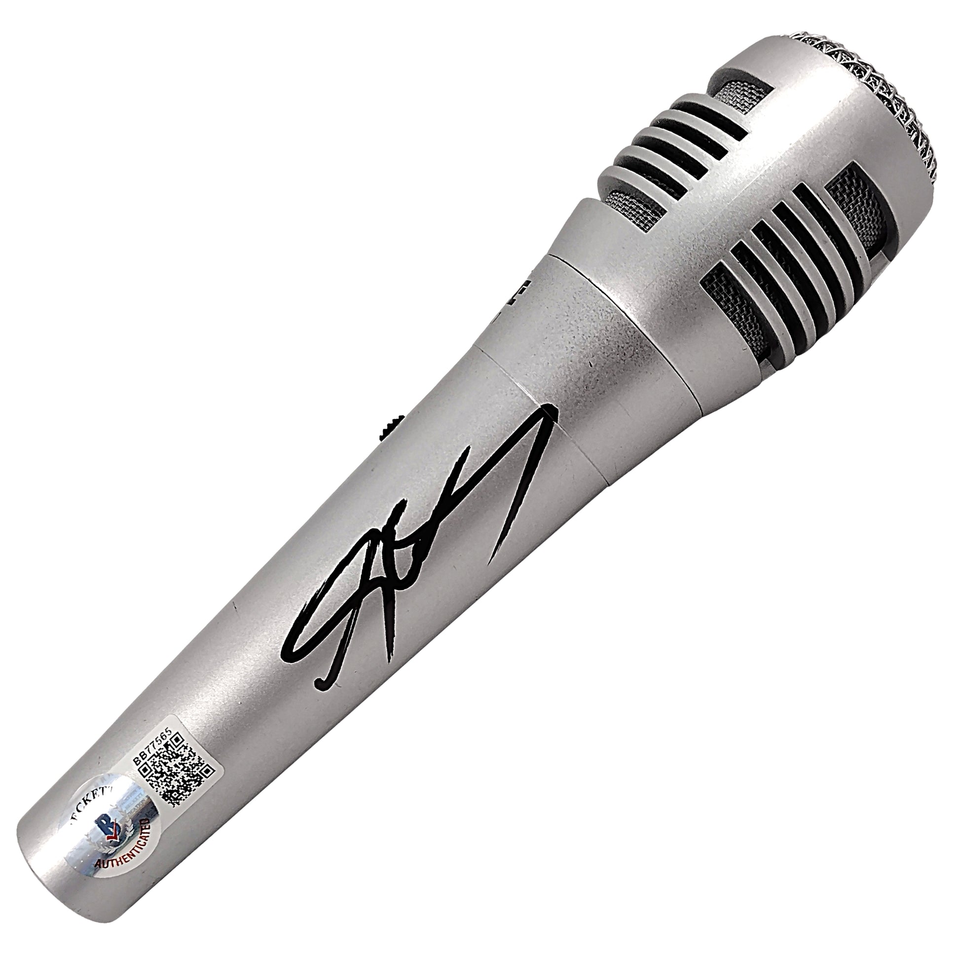Microphones- Autographed- Sheamus Signed Microphone WWE Heavyweight Champion Beckett BAS Authentication Exact Proof 102