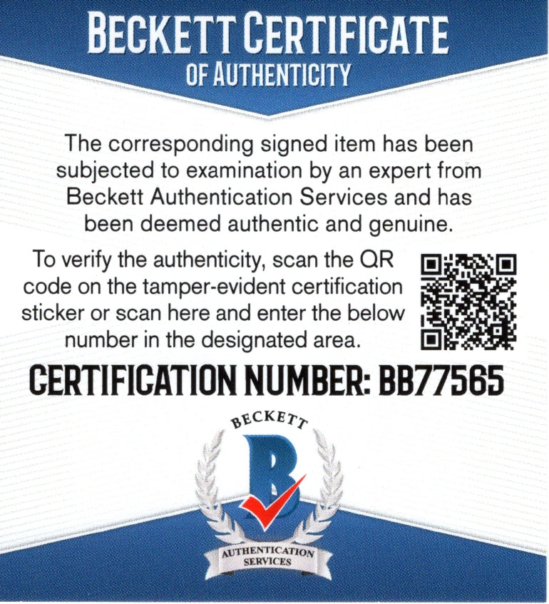 Sheamus photo autograph – angled display – Beckett COA