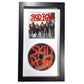 Music- Autographed- Skid Row Signed The Gangs All Here CD Cover Framed Matted Wall Display Beckett Authentication 102