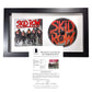 Music- Autographed- Skid Row Signed The Gangs All Here Compact Disc Framed Matted CD Wall Display Beckett Certified 201