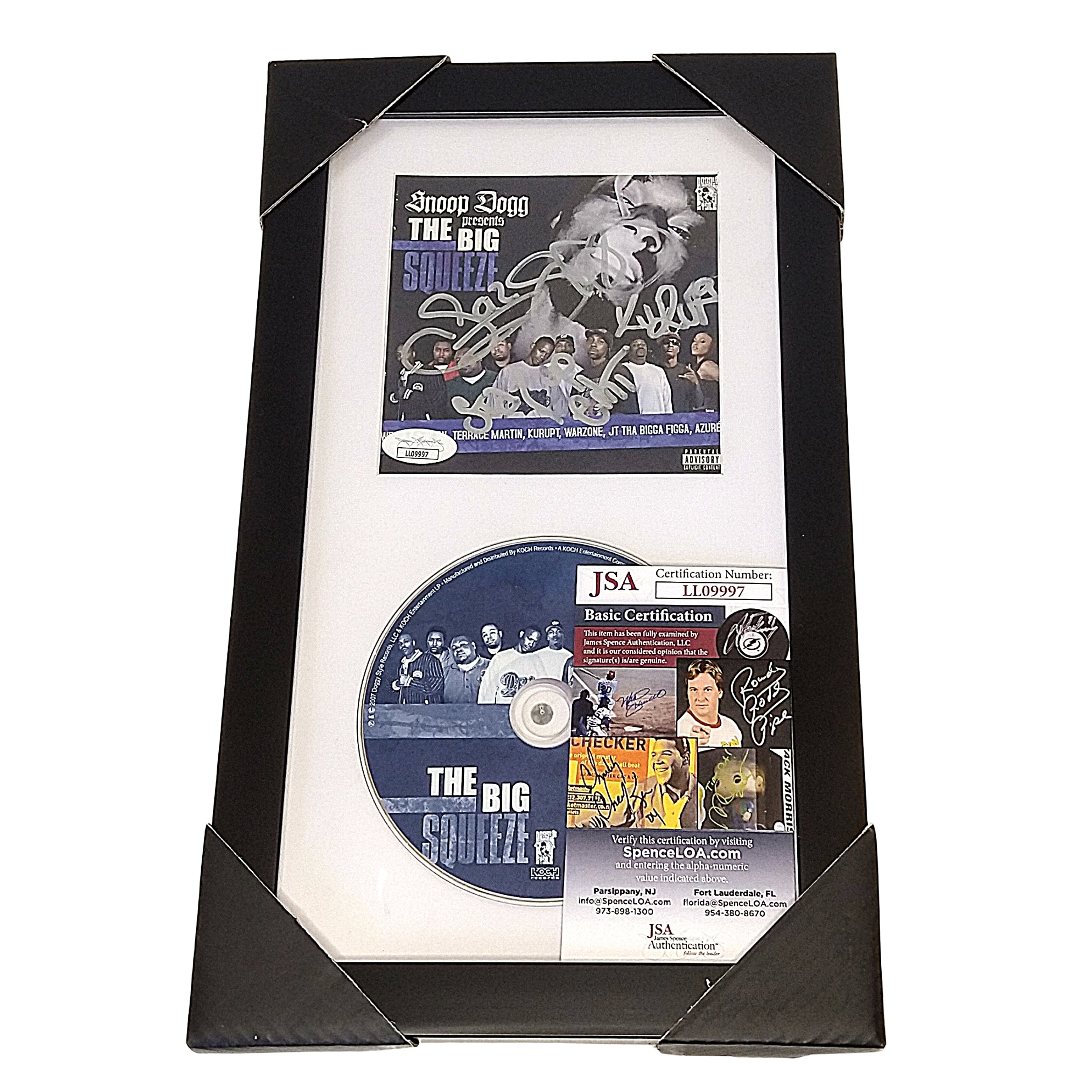 Snoop Dogg, Kurupt, Mc Eiht, Soopafly autographed photo – full view – JSA COA