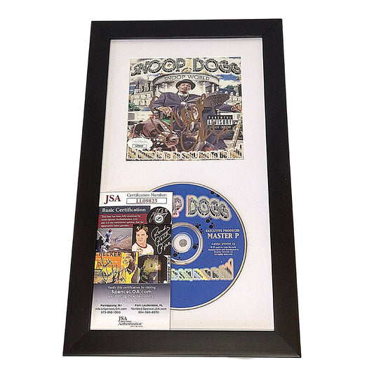Music- Autographed- Snoop Dogg Signed The Game Is To Be Sold Not To Be Told Framed Compact Disc Cover Booklet with CD- JSA Authentication 103