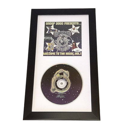 Music- Autographed- Snoop Dogg and Soopafly Signed Welcome To Da House Vol 1 Framed CD Cover and Compact Disc- JSA Authentication - 104