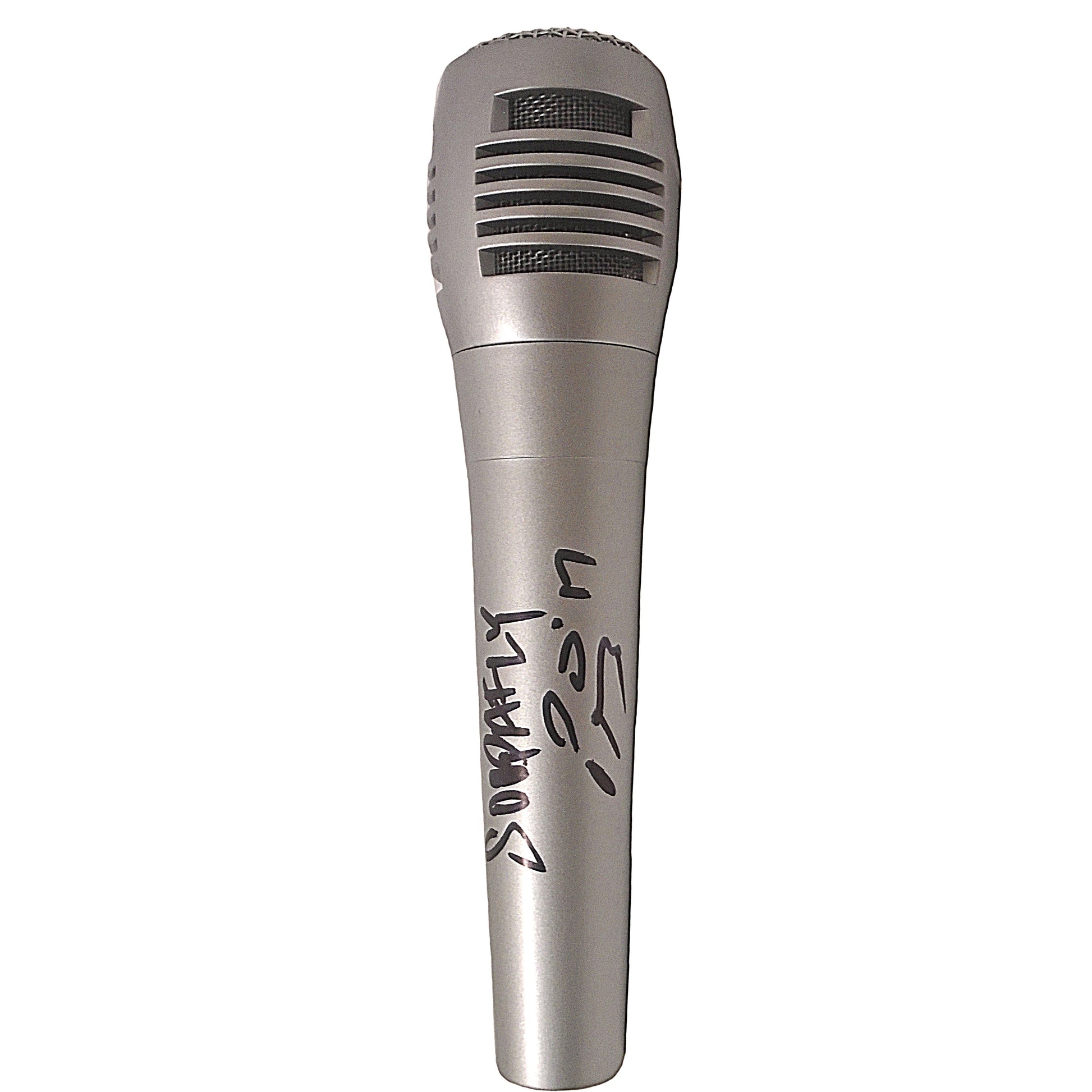 Music-Autographed - Rapper Soopafly Signed Pyle Full Size Microphone, Proof Photo - Beckett BAS 202