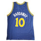 Basketballs- Autographed- Tim Hardaway Signed Golden State Warriors Vintage Champion Basketball Jersey JSA Authentication 103