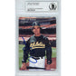 Baseballs- Autographed- Tony LaRussa Signed Oakland Athletics A's 1994 Mothers Cookies Baseball Card Beckett BAS Slabbed 00013191314 - 101