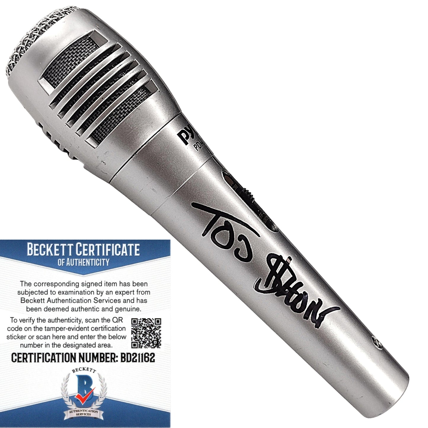 Microphones- Autographed- Too Short Signed Pyle Microphone Proof Photo - Beckett BAS 301