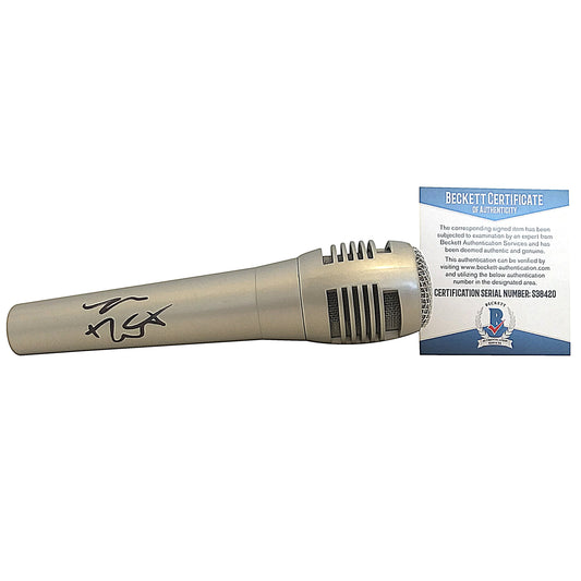 Microphones- Autographed- Tucker Beathard Signed Pyle Microphone - Country Musician - Proof Photo- Beckett BAS Authenticated 101