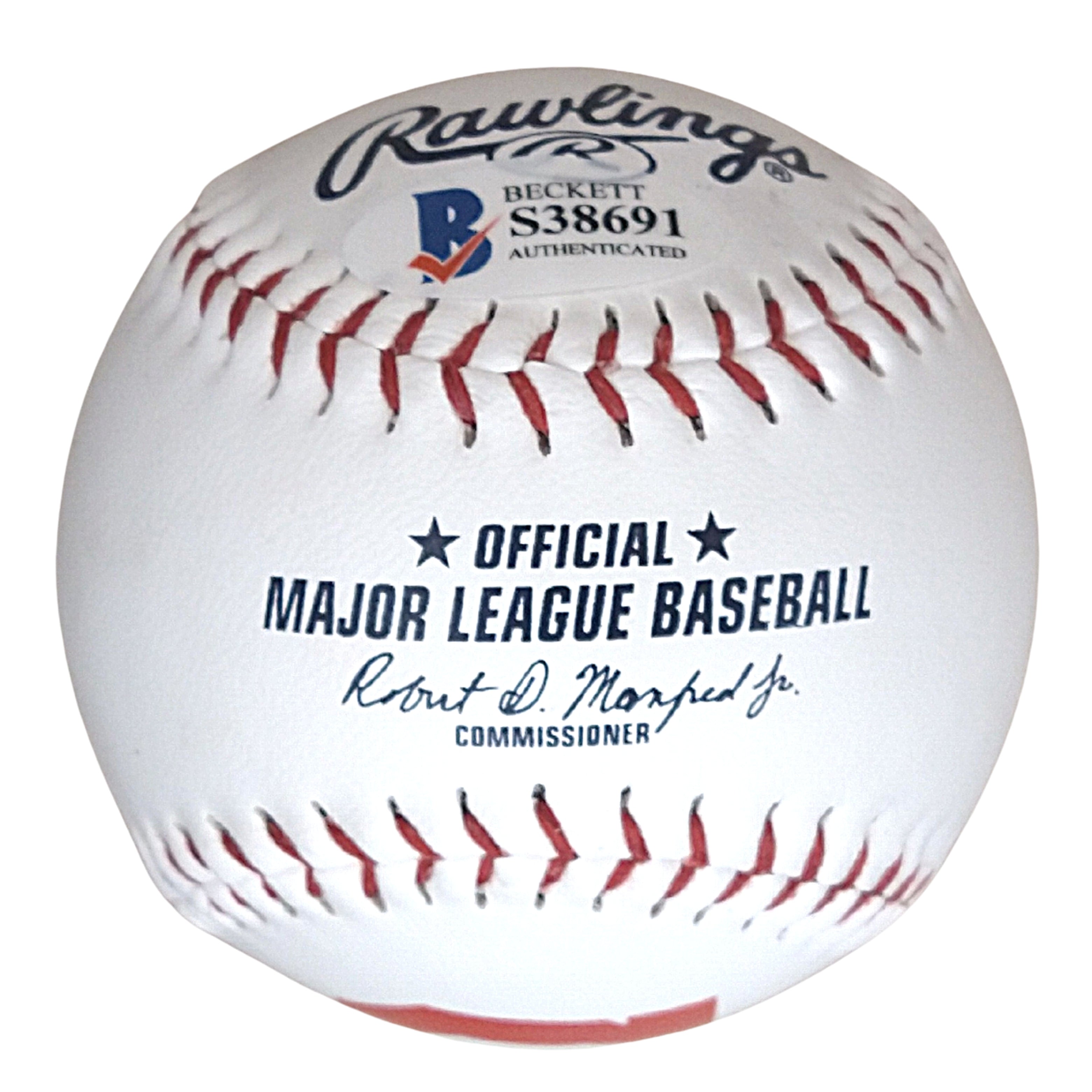 Tyler Naquin baseball autograph – angled display – Beckett COA