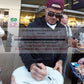 Music- Autographed- Vanilla Ice Signing Drumhead with Teenage Mutant Ninja Turtles Artwork Sketch - Beckett BAS - 1
