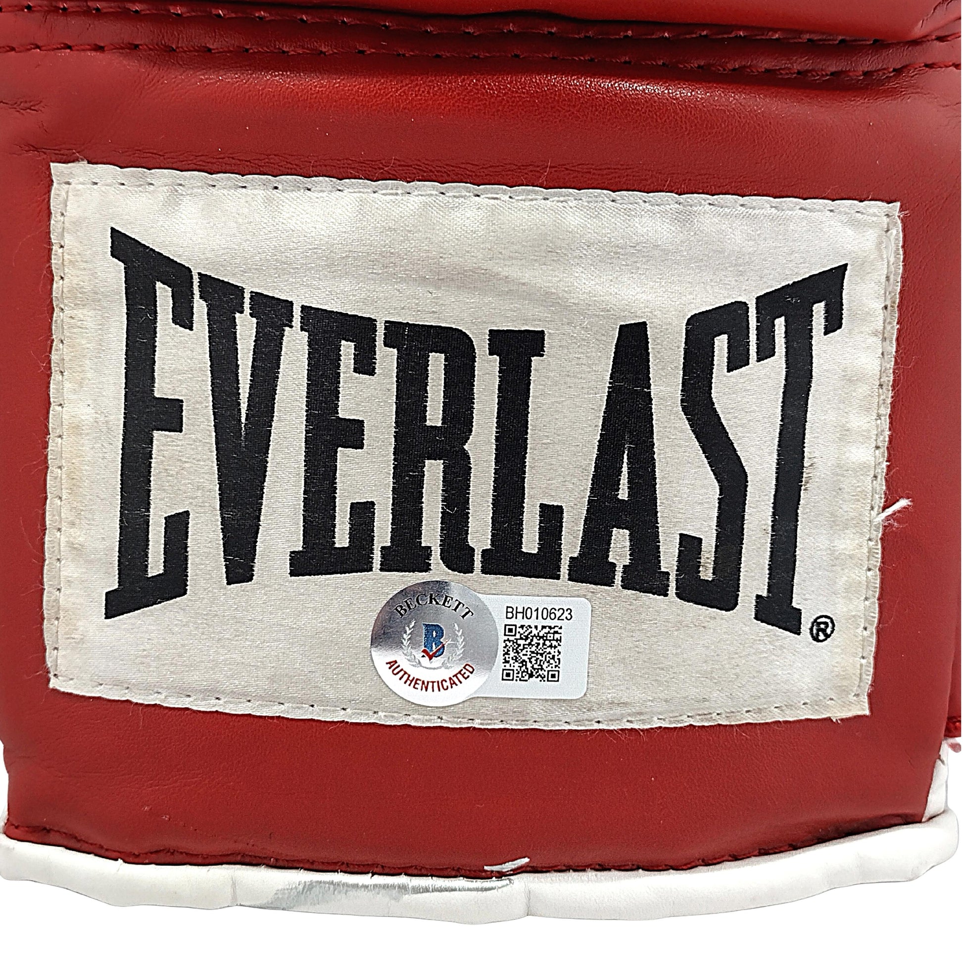 Boxing Gloves- Autographed- Cool Vince Phillips Signed Red Everlast Boxing Glove Proof Photo Beckett Authentication 103