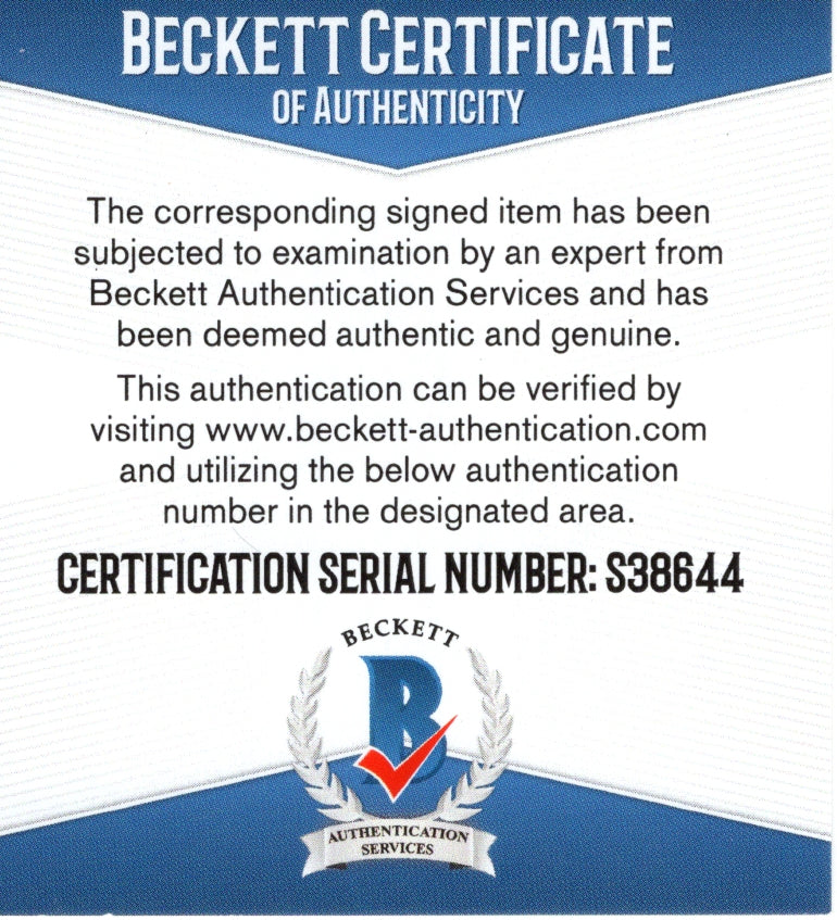 Football End Zone Pylons-Autographed - Warren Moon Signed Seattle Seahawks TD Pylon Proof Beckett BAS Authentication Cert 3
