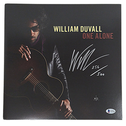 Music- Autographed- William Duvall Signed One Alone Vinyl Record Album Cover Beckett BAS Authentication 102
