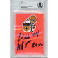 Footballs- Autographed- Willie Roaf Signed New Orleans Saints Football End Zone Pylon Beckett BAS Slabbed 00014225582 - 101