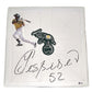 Home Plates- Autographed- Yoenis Cespedes Signed Oakland Athletics A's Elephant Logo Baseball Base with Exact Proof - Beckett BAS Authentication - 102