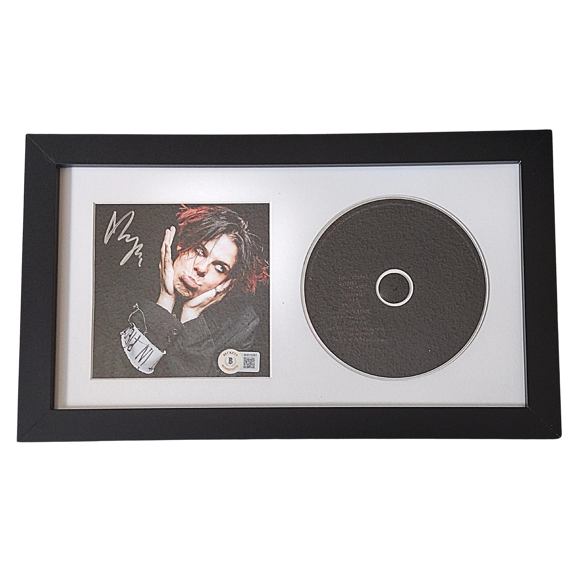 Music- Autographed- Yungblud Signed Self Titled CD Cover Framed and Matted Wall Display Beckett Authentication 201
