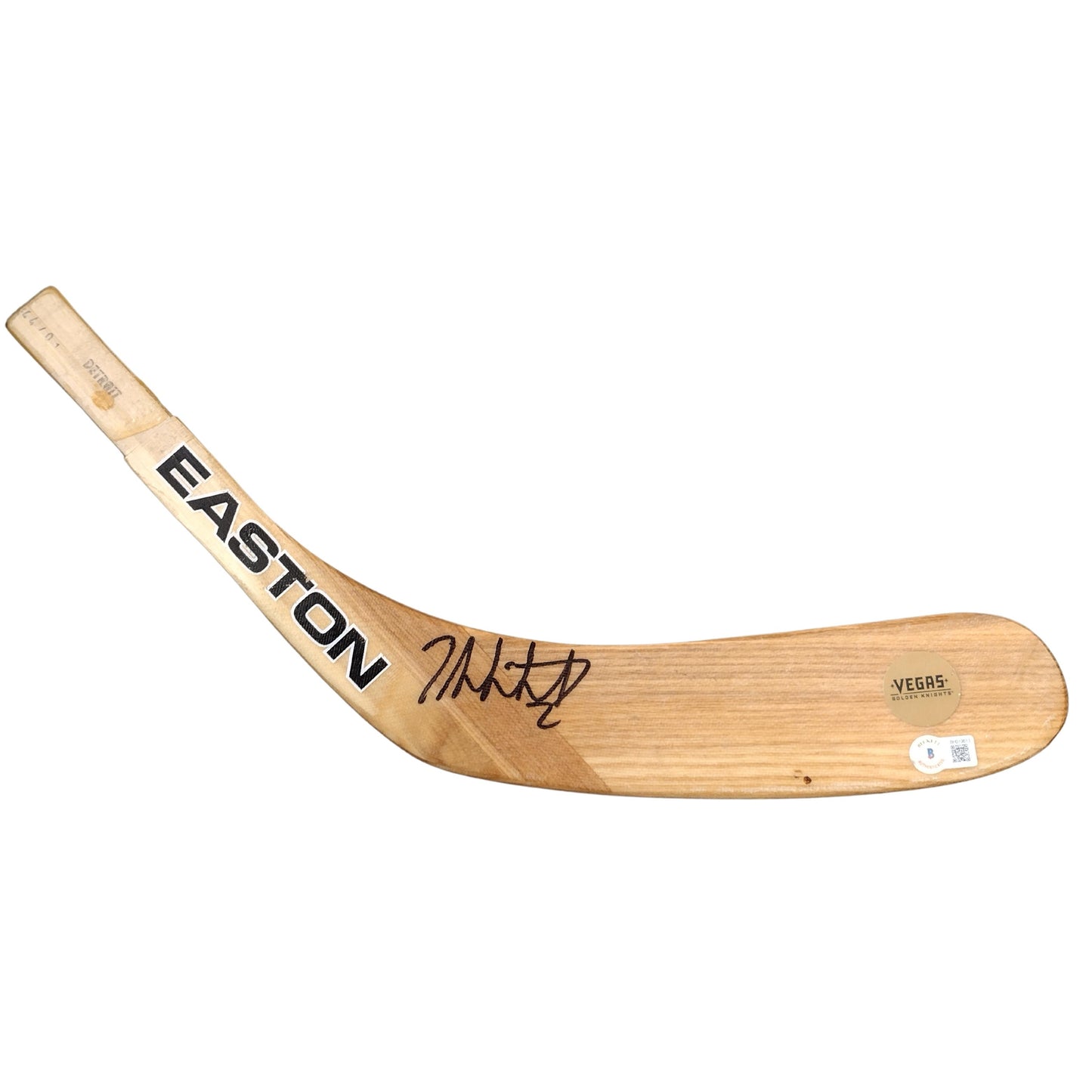 Hockey Stick Blades- Autographed- Zach Whitecloud Signed Vegas Golden Knights Hockey Stick Blade Beckett Authentication 201