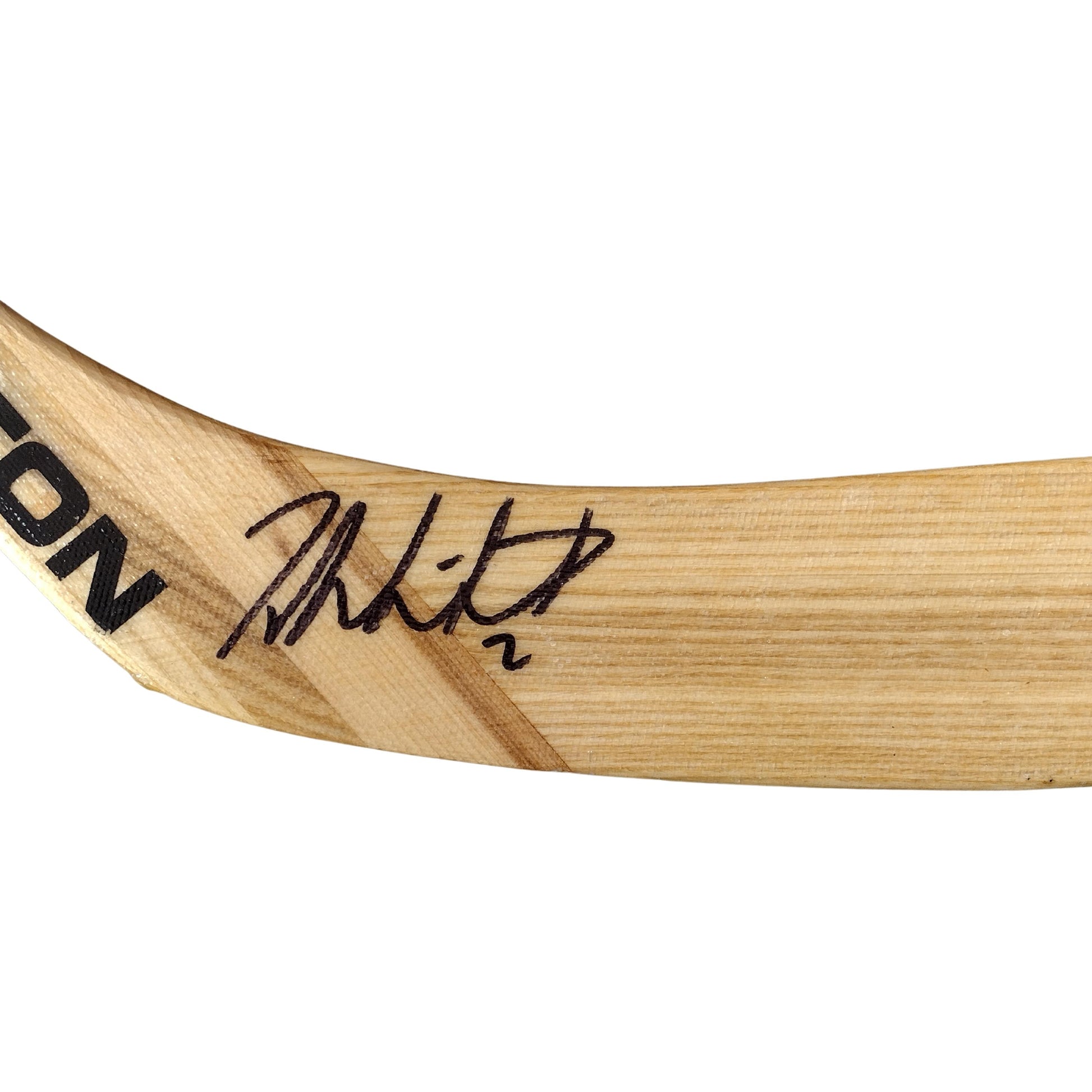 Hockey Stick Blades- Autographed- Zach Whitecloud Signed Vegas Golden Knights Hockey Stick Blade Beckett Authentication 302